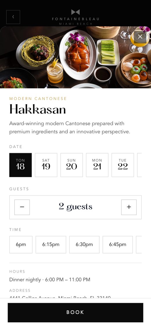 Hakkasan on the property, opened, with tonight&rsquo;s tables